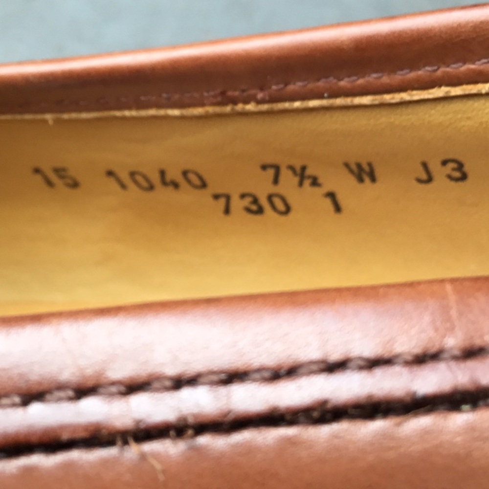 Johnston and Murphy handcrafted slip on size7.5 - Picture 8 of 8